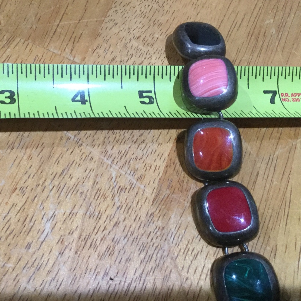 Large Multi Colored Bracelet - image 4